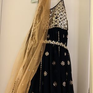 Green gown dress / Anarkali